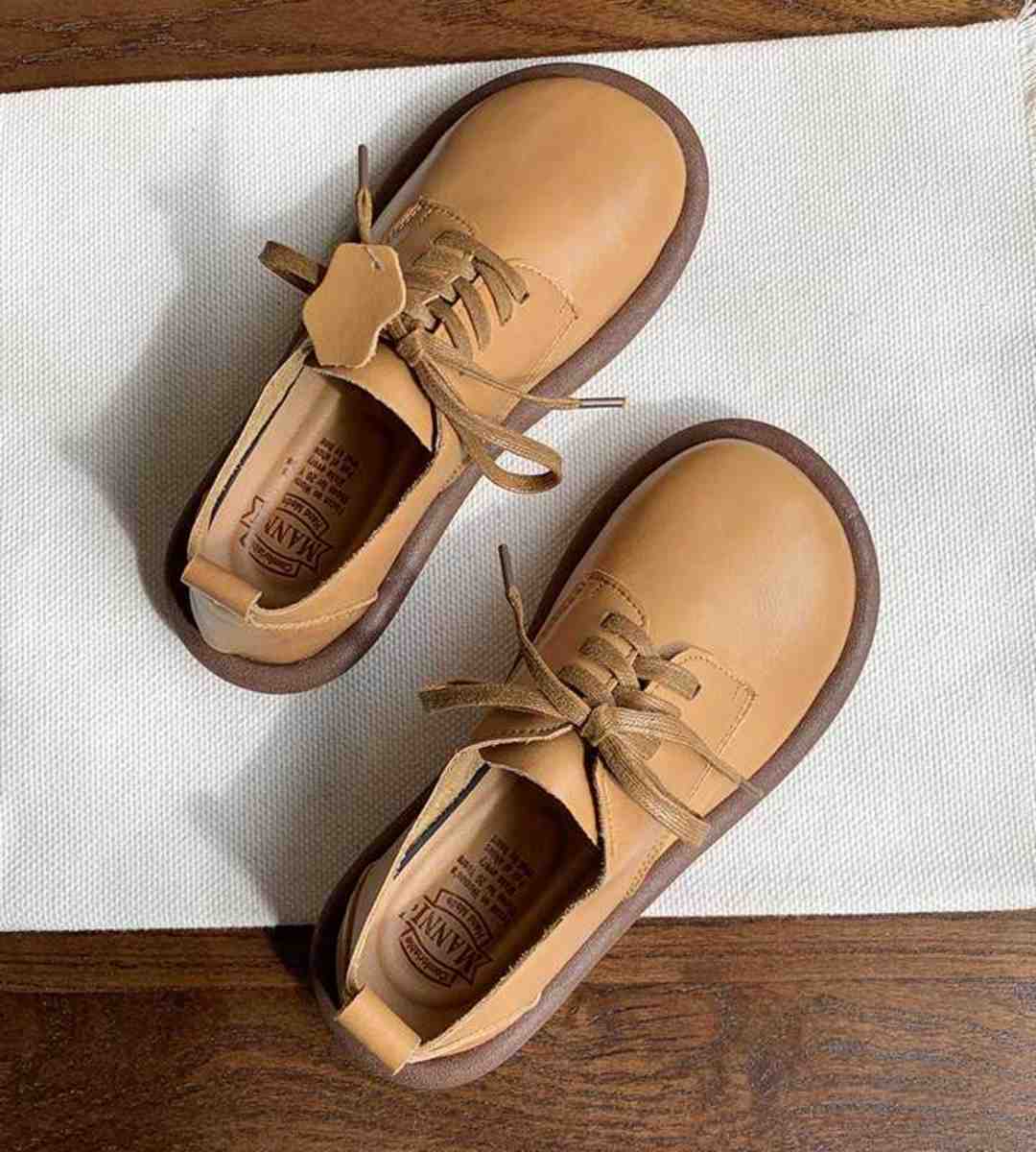 Spring - Doll Shoes - Genuine Leather - Japanese Style - Women's Flats