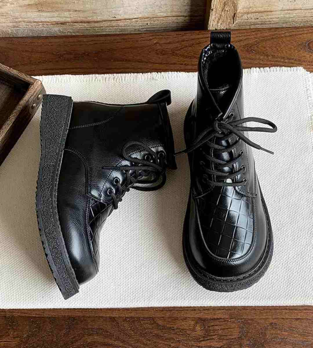 Winter Short Boots Fleece Round Toe Fashion Women