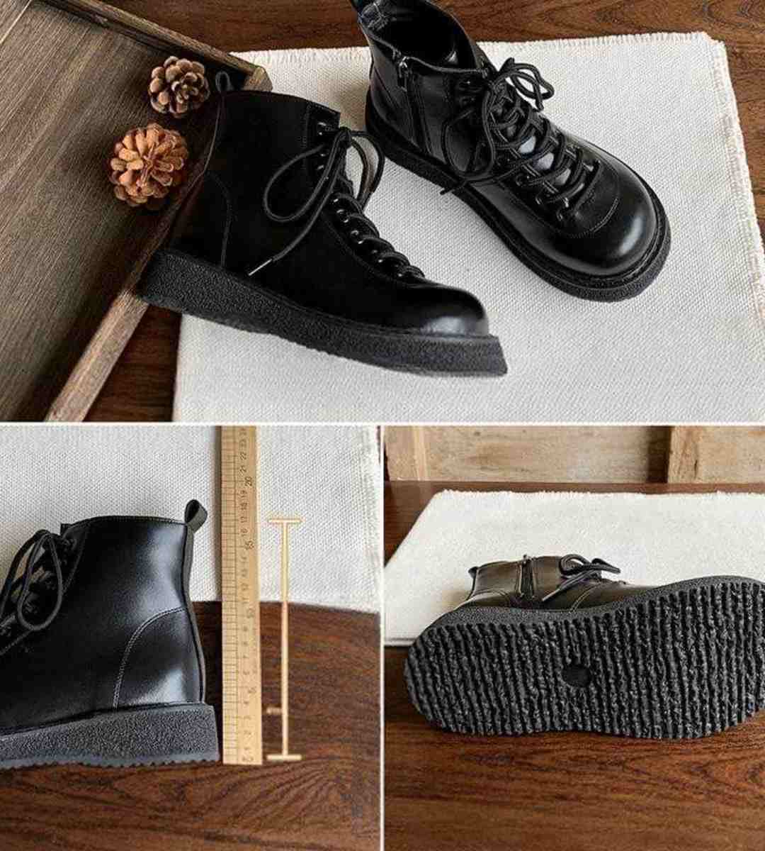 Autumn Winter - Short Boots - Thick-soled - Retro - Women's