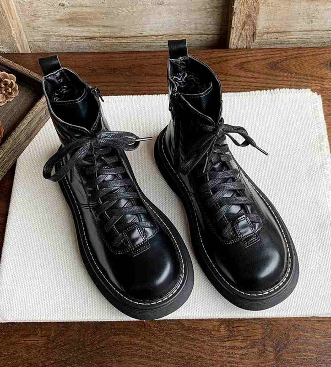 Winter - Ankle Boots - Thick-soled - Retro - Women's Martin Boots