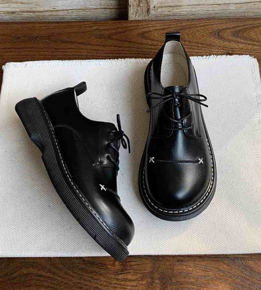 Spring - Casual Shoes - Leather - Japanese School Style - Platform