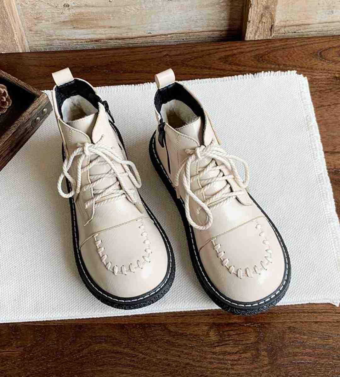 Winter Short Boot Plush Vintage Martin Boots Women