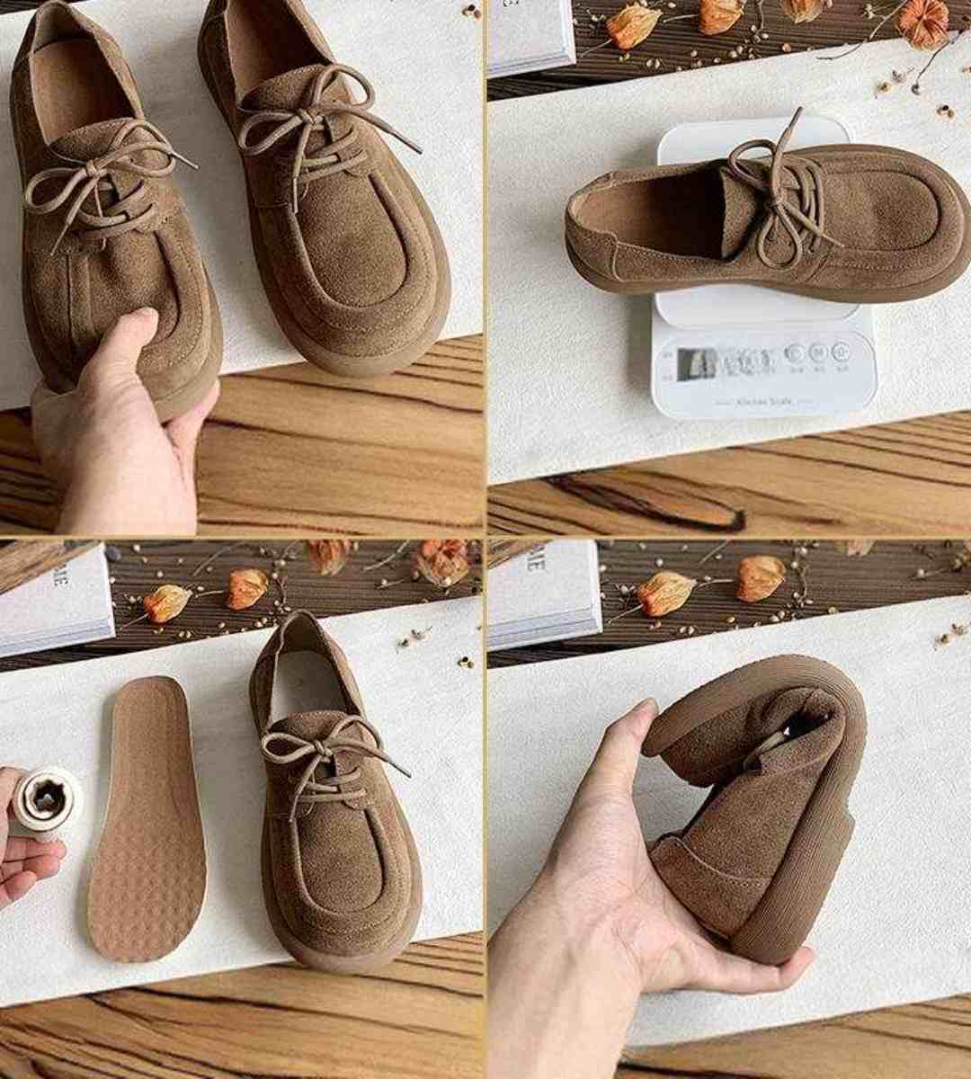 Autumn-Loafers-Suede-Japanese-School Style-Brogues