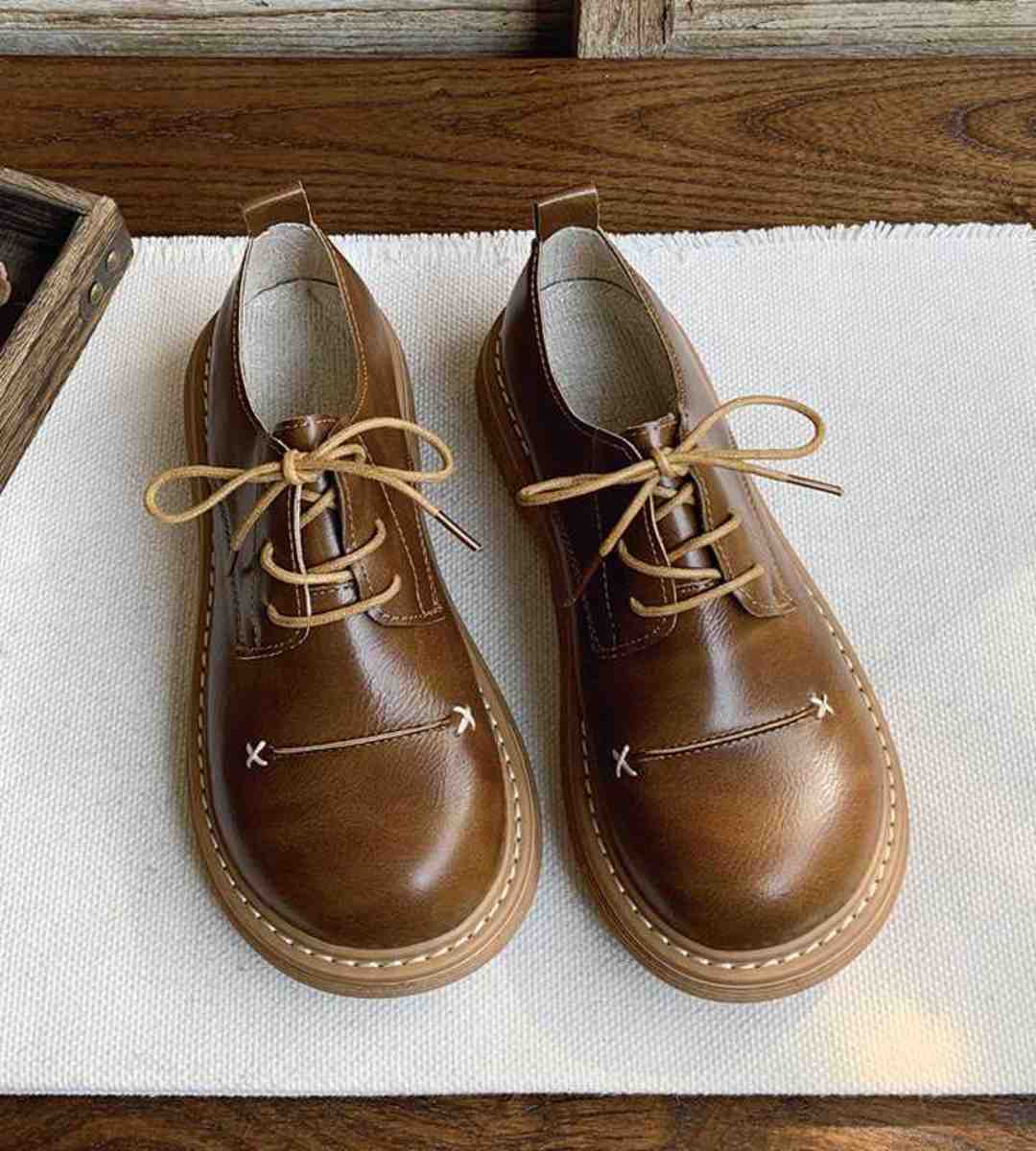 Spring - Casual Shoes - Leather - Japanese School Style - Platform