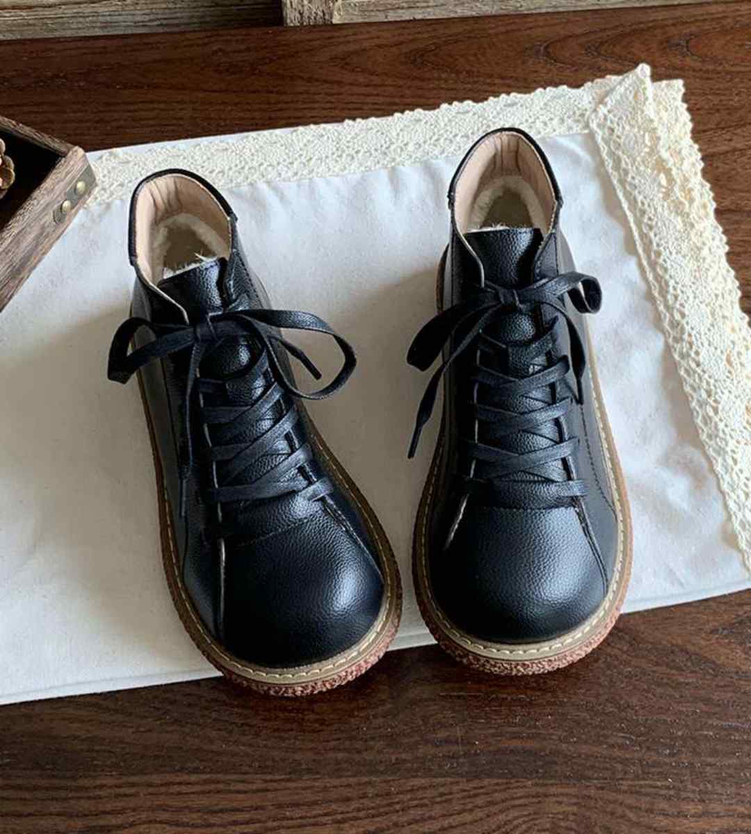 Fall Winter Martin Boots Women Plush Casual Short Boots