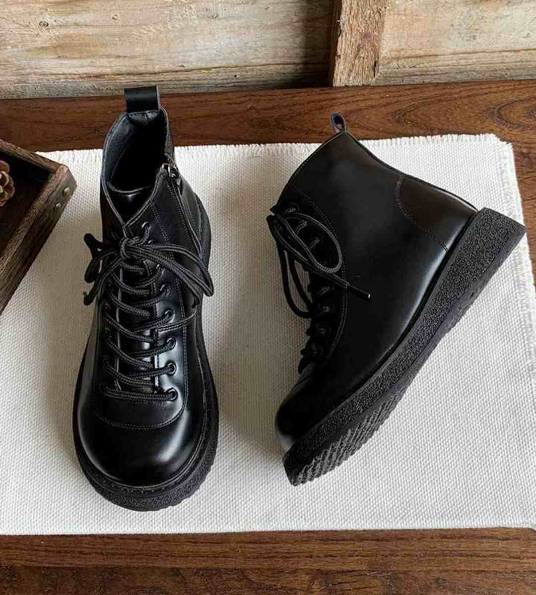 Autumn Winter - Short Boots - Thick-soled - Retro - Women's