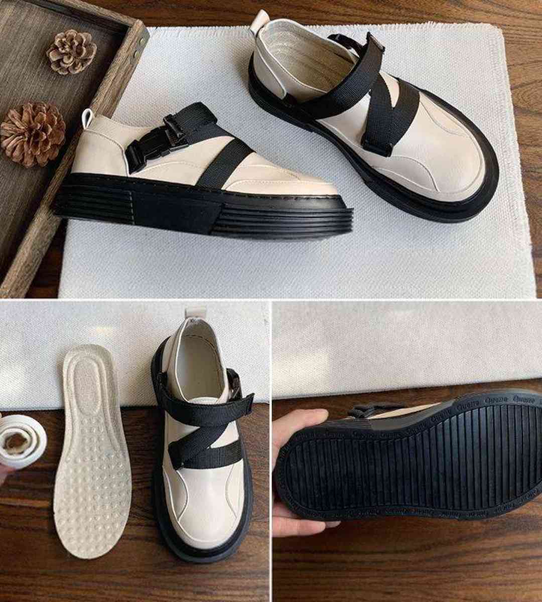 Spring - Shoes - Leather - British Style - Casual Flats