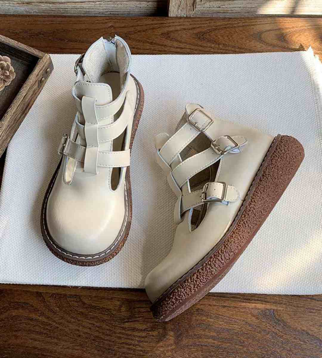 Spring - Shoes - Leather - Lolita - Platform