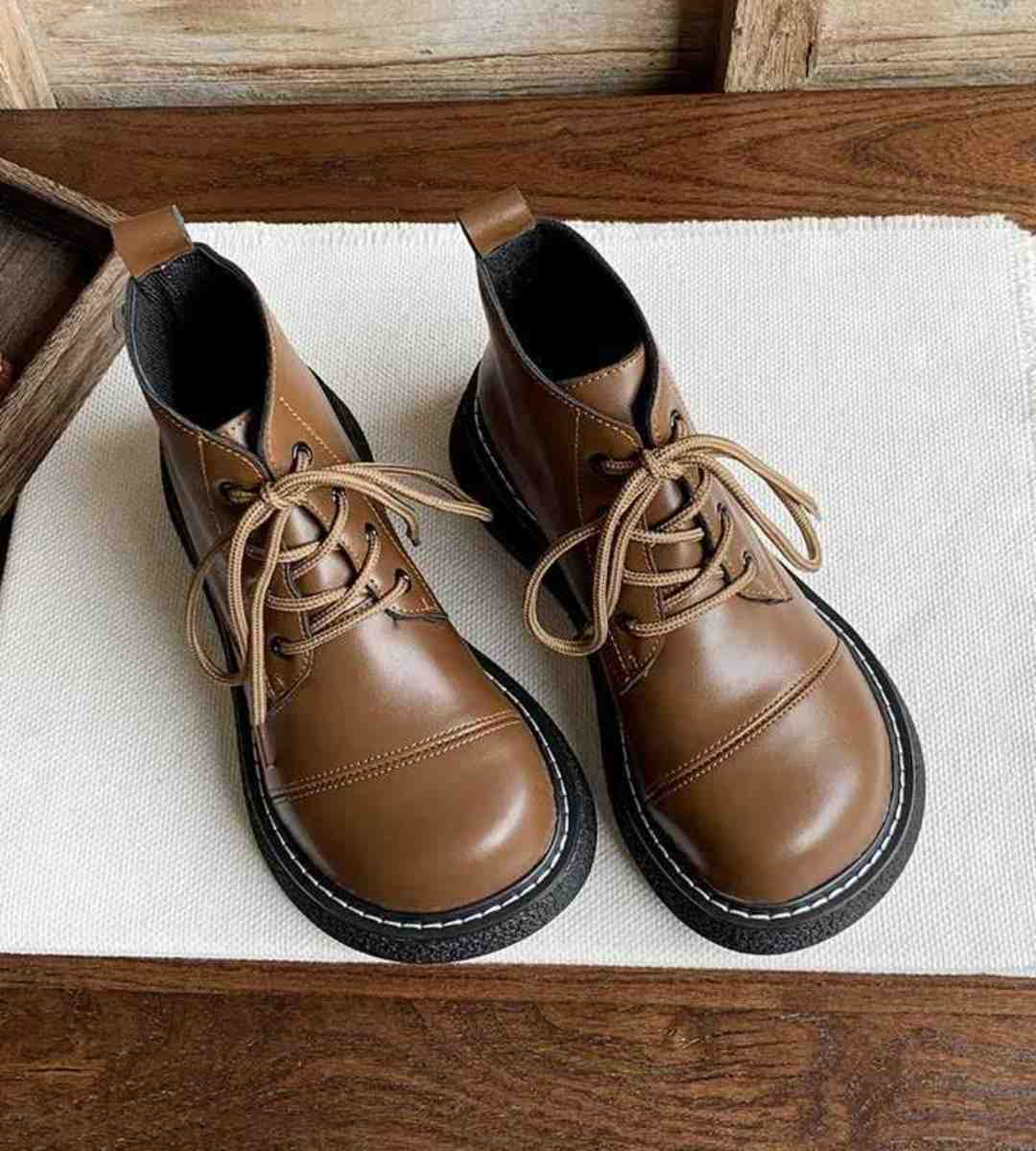 Autumn Winter - Martin Boots - Plush - Retro - Chunky底