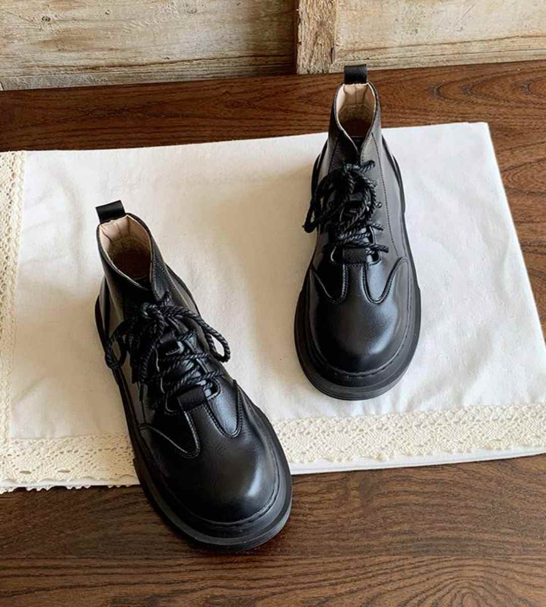 Autumn Winter Short Martin Boots Plush Cotton Casual Student