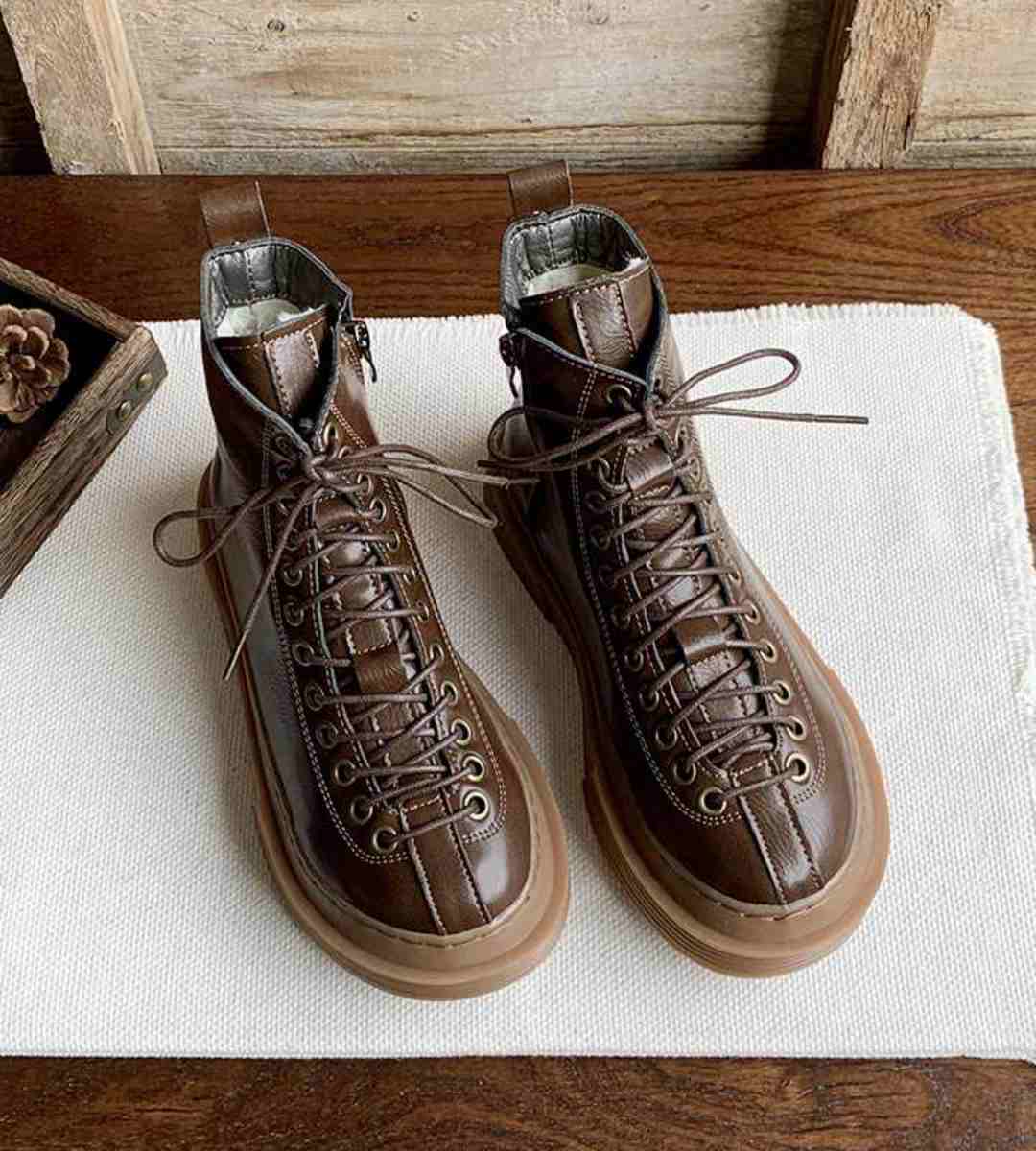 Autumn Winter - Ankle Boots - Thick Sole - Cool - Short Boots