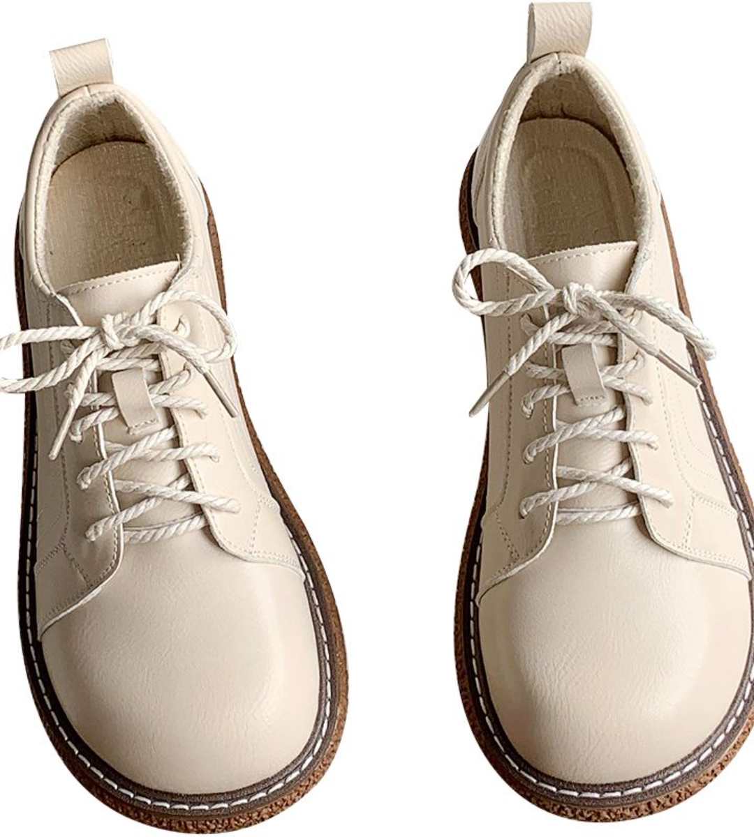 Spring - Leather Shoes - Thick Sole - Japanese Style - Casual