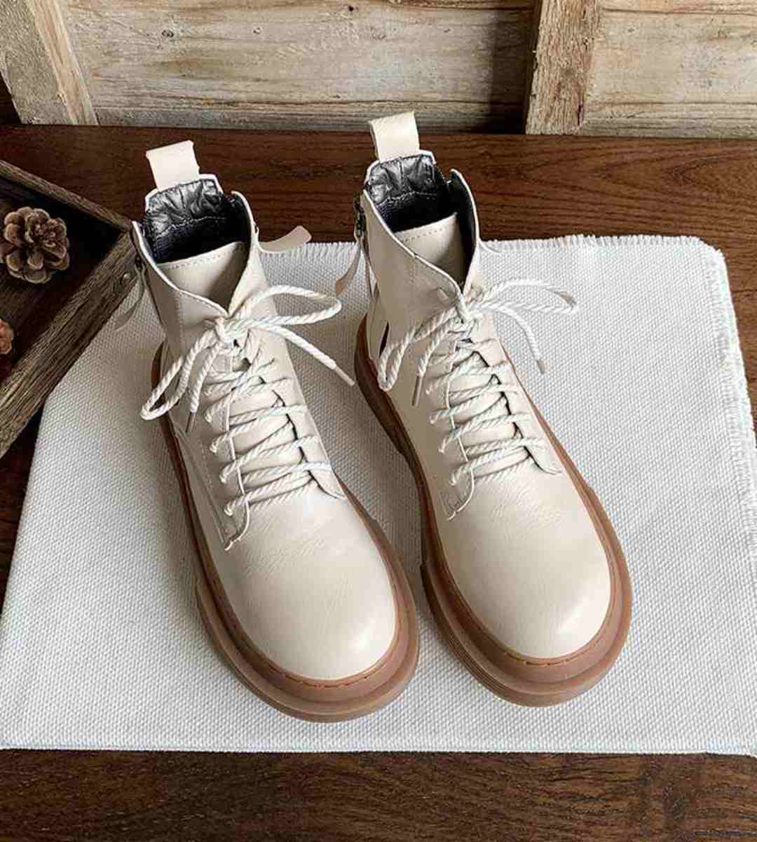 Winter - Ankle Boots - Fleece - Retro - Martin Boots