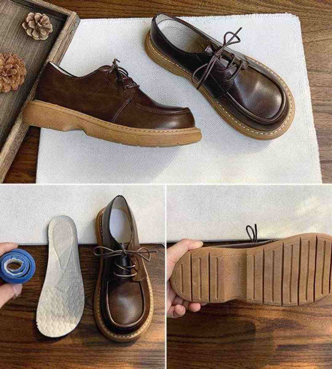 Spring - Oxford Shoes - Leather - Japanese Style - Casual