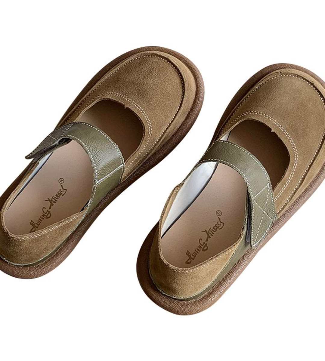 Spring Mary Jane Leather Cute Round Toe Shoes Japanese