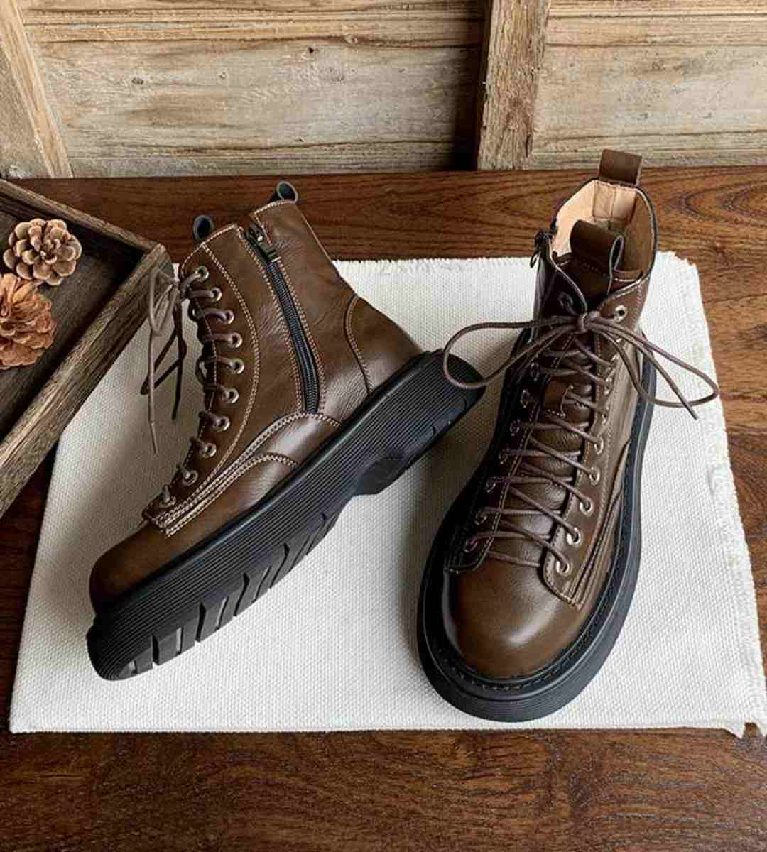 Autumn Winter - Martin Boots - Warm Lined - Cool - Short Boots