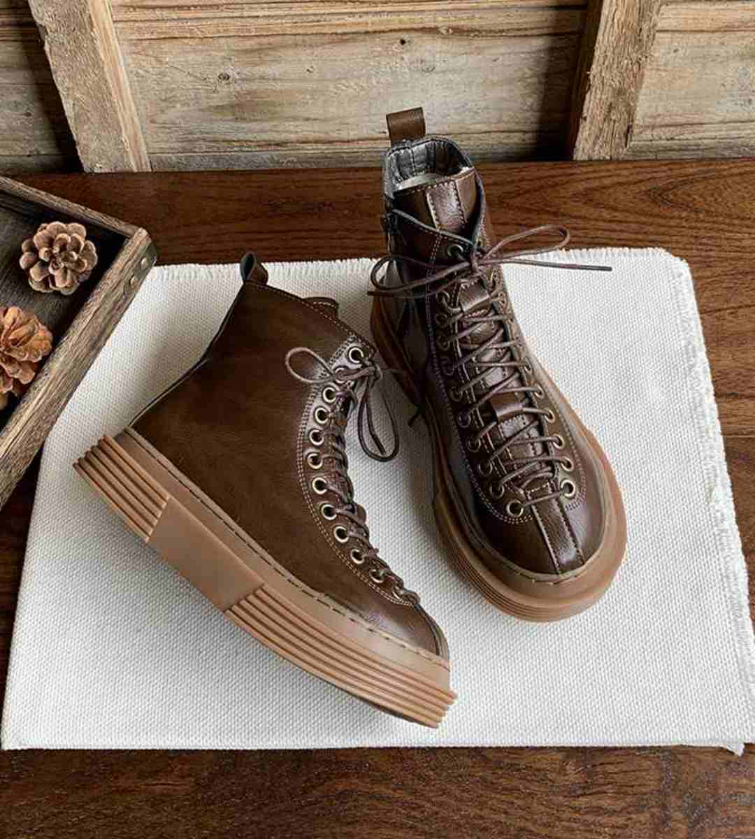 Autumn Winter - Ankle Boots - Thick Sole - Cool - Short Boots