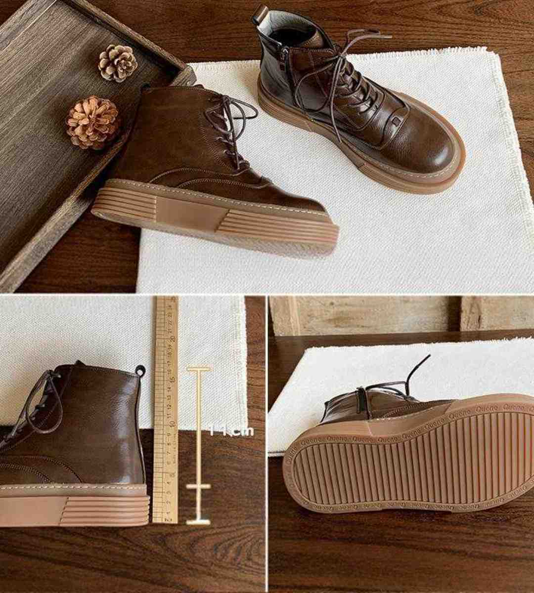 Autumn Winter - Martin Boots - Thick Sole - Vintage - Women