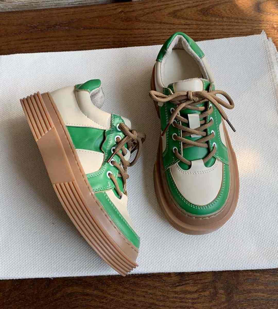 Autumn - Flat Shoes - Leather - Vintage - Casual Oxford