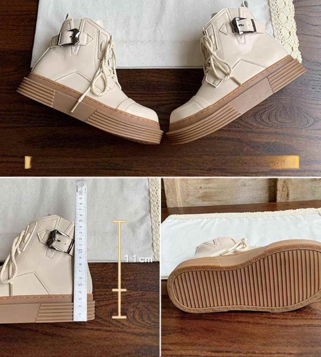 Winter Short Boots Thick-soled Fur Retro Style Women's