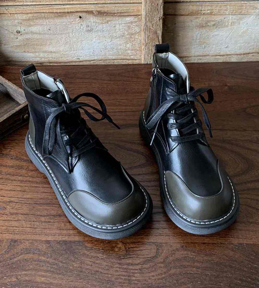 Winter Short Boots Faux Fur Retro Style Martin Boots