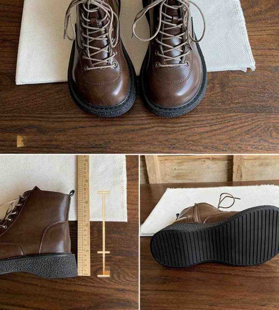 Autumn Winter - Ankle Boots - Thick Sole - Retro Style - Women's