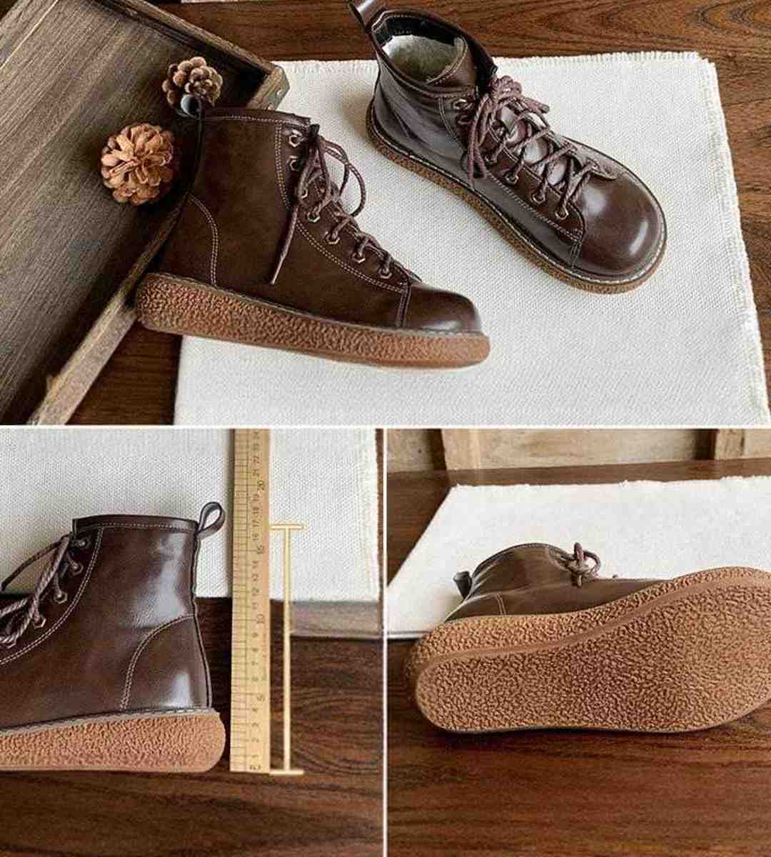 Winter - Ankle Boots - Warm - Retro - Vintage