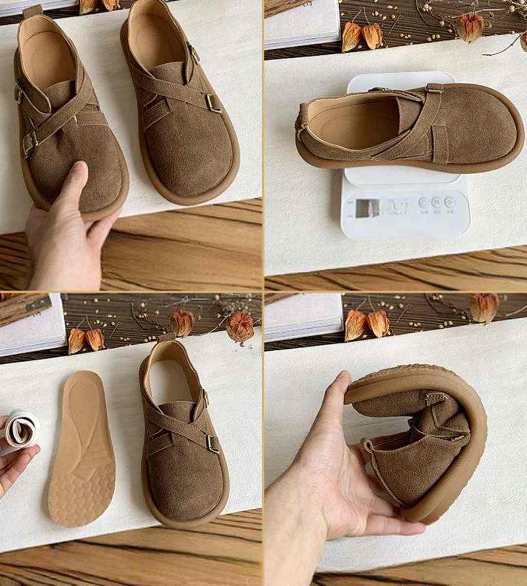 Autumn 2024 Women's Soft Sole Vintage Slip-On Shoes