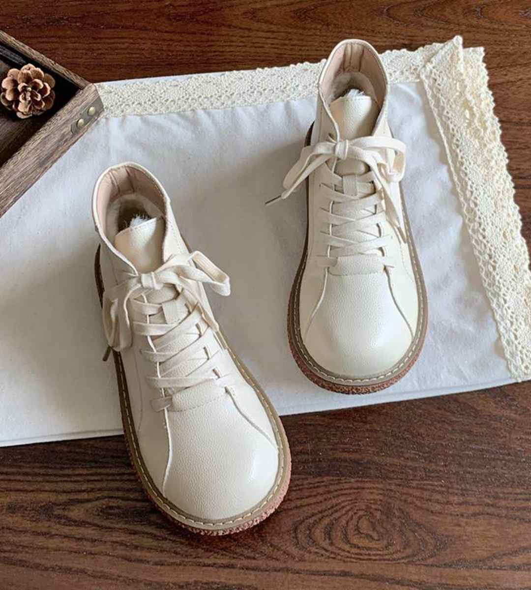 Fall Winter Martin Boots Women Plush Casual Short Boots