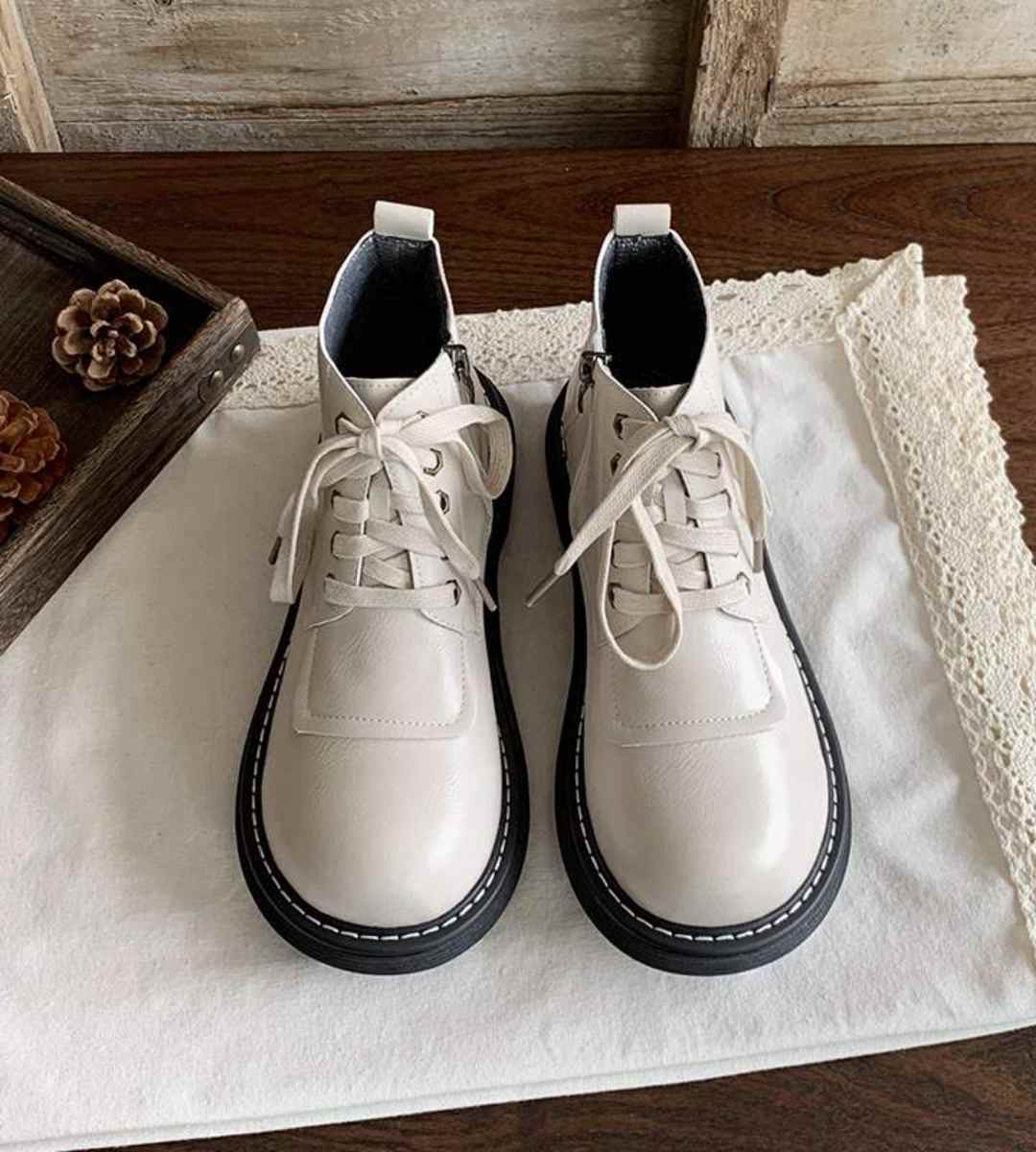 Winter-Boots-Cotton-Retro-Short Martin Boots