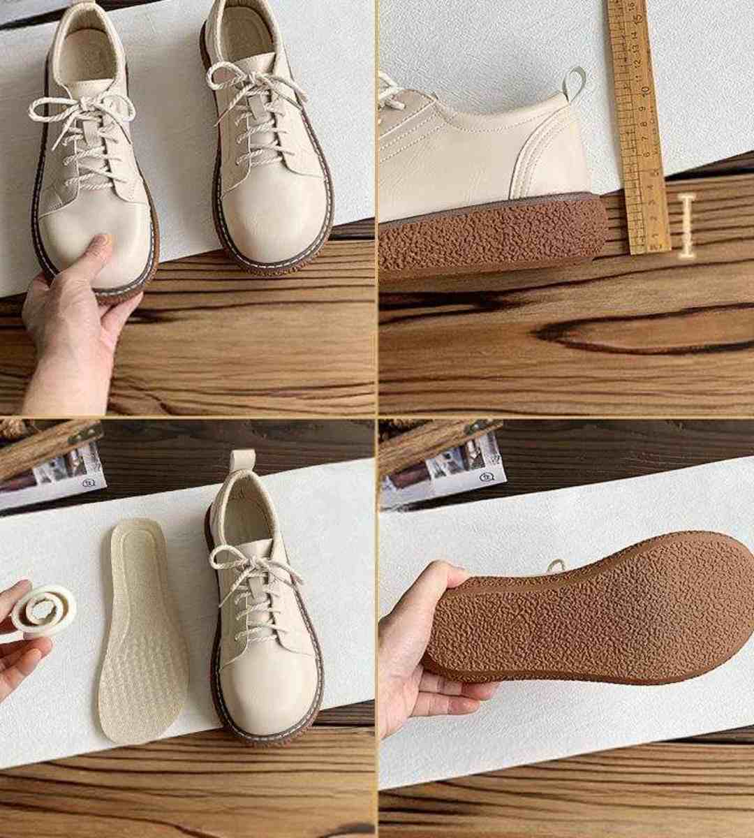 Spring - Leather Shoes - Thick Sole - Japanese Style - Casual