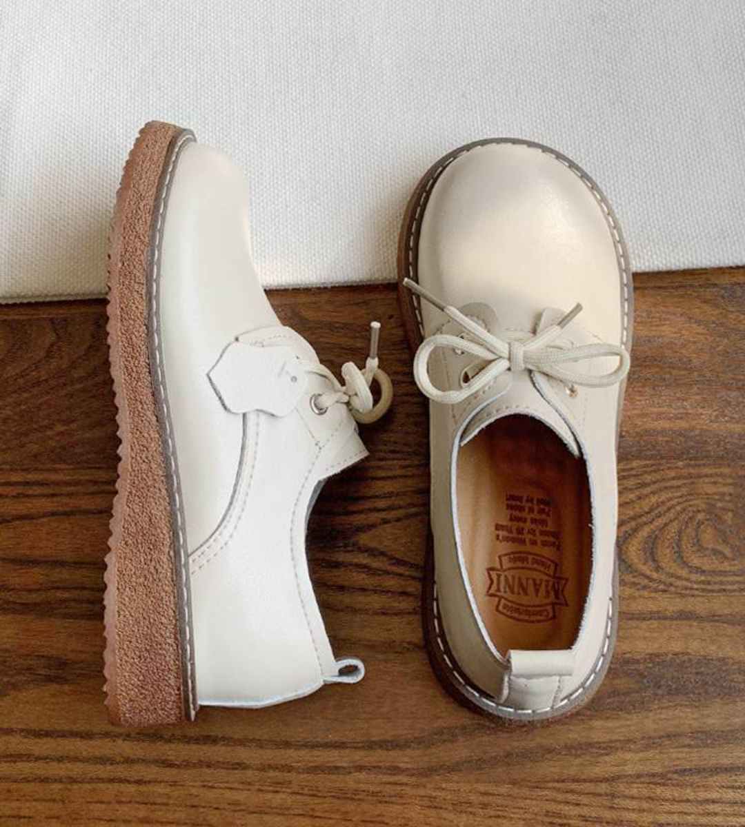 Autumn Round-toe Genuine Leather Student Shoes Cute Mary Janes