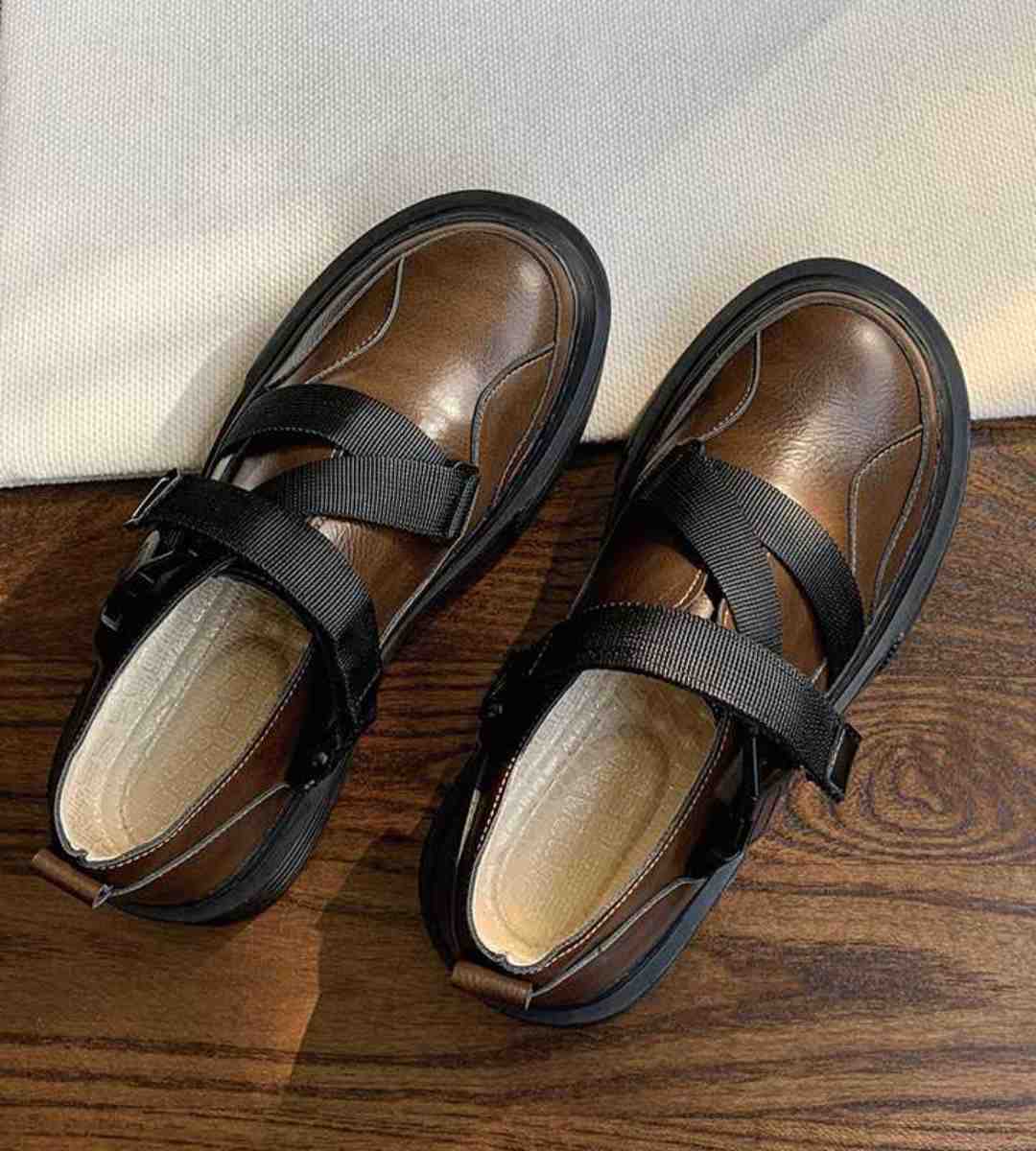 Spring - Shoes - Leather - British Style - Casual Flats