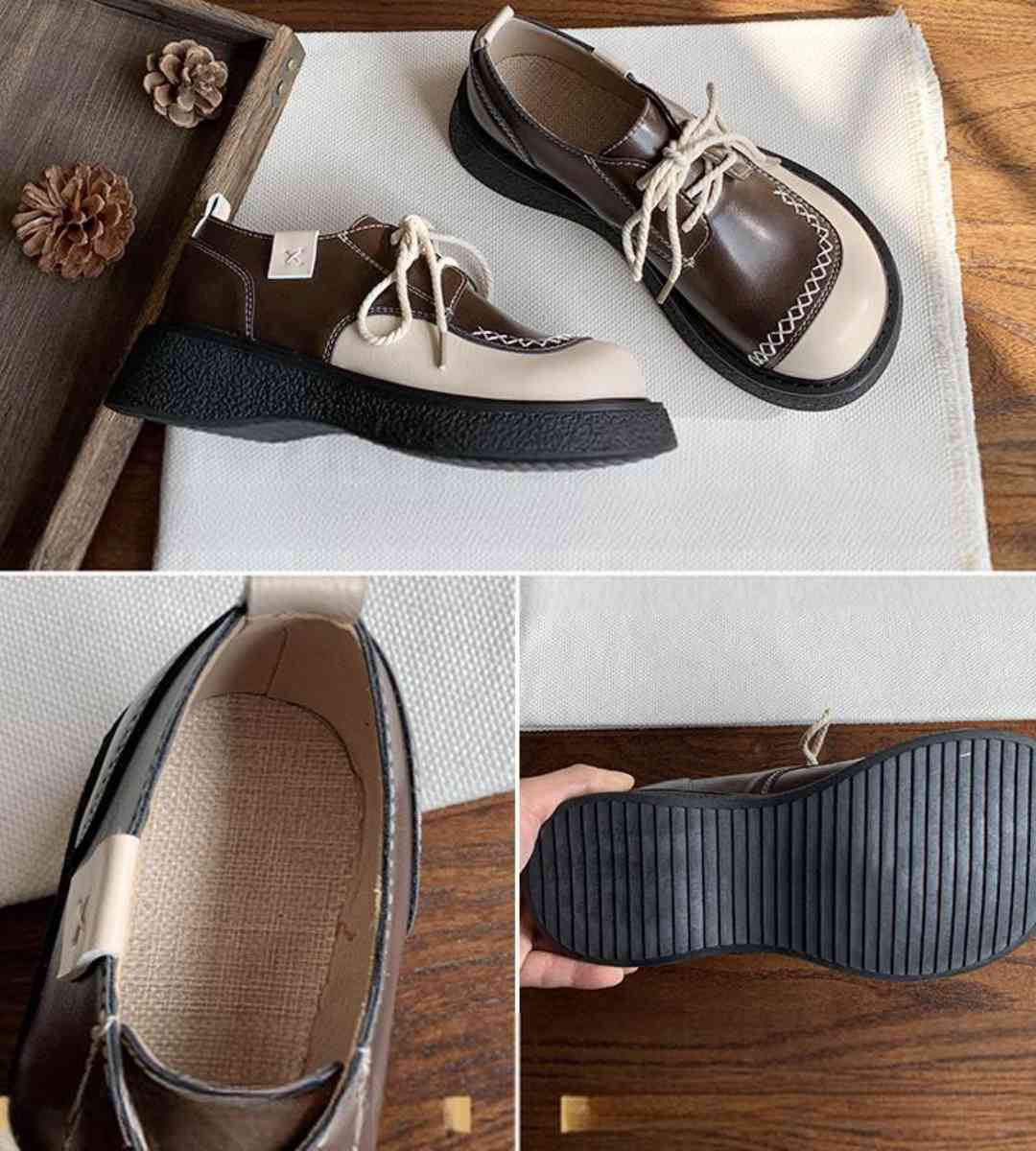 Spring Casual Sneakers Leather Fashion Lightweight Stylish