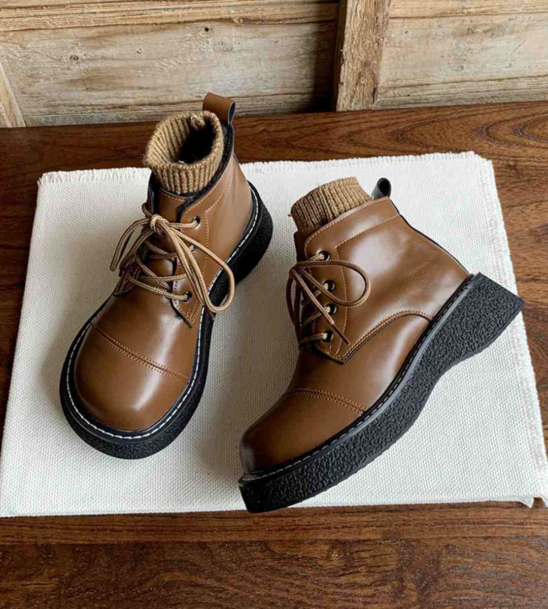 Autumn Sneakers Leather Casual Athletic Shoes