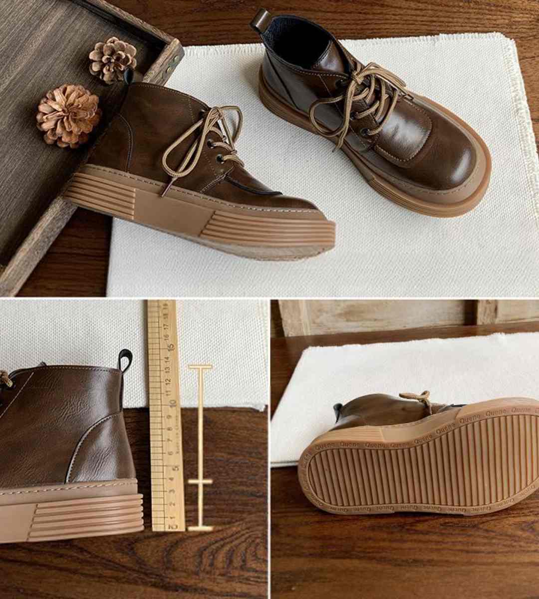 Autumn Casual Sneakers Leather Stylish Comfortable Footwear