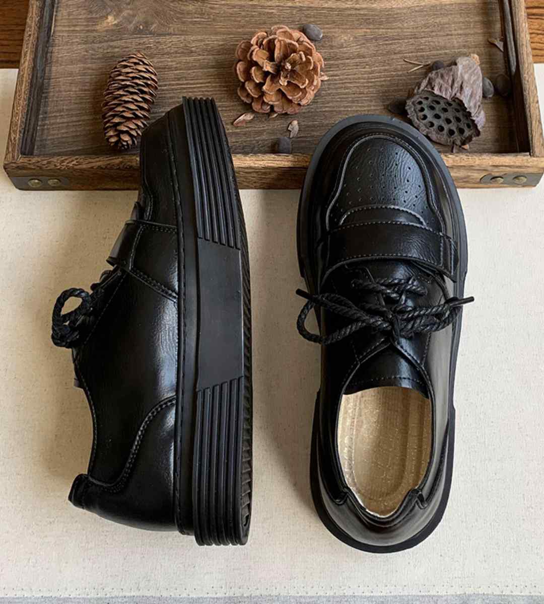 Fall Sneakers Leather Casual Sports Shoes