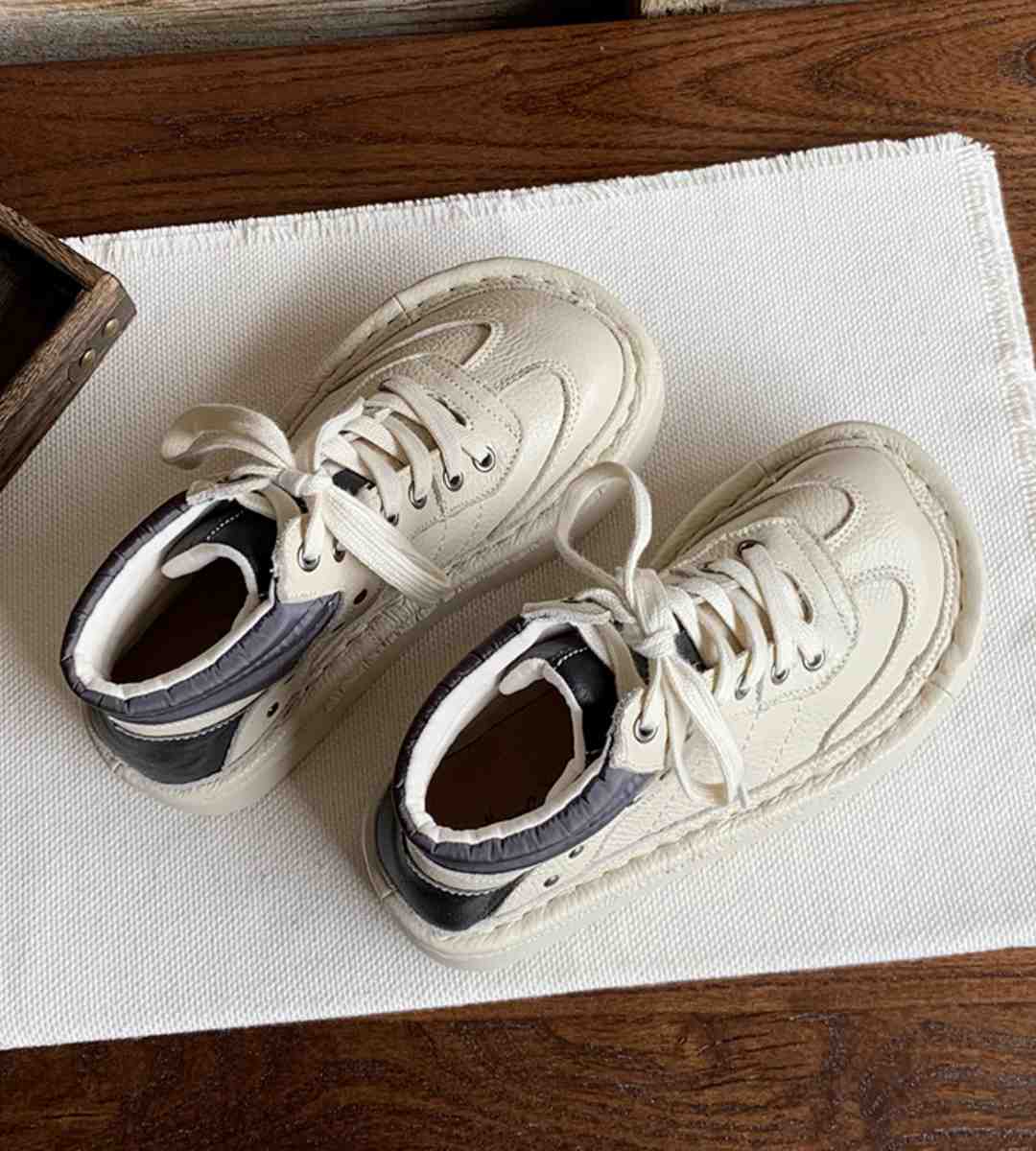 autumn sneakers leather casual athletic shoes for men and women