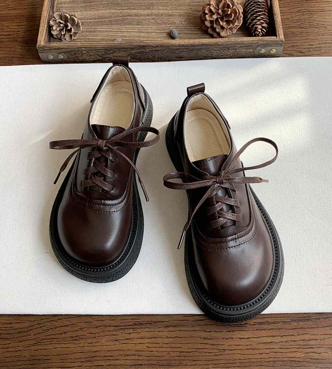 Autumn Casual Sneakers Leather Comfortable Fashionable Shoes