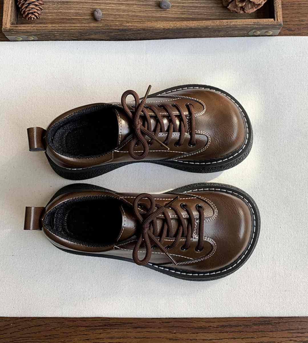 Spring Casual Sneakers Leather Fashion Sporty Shoes