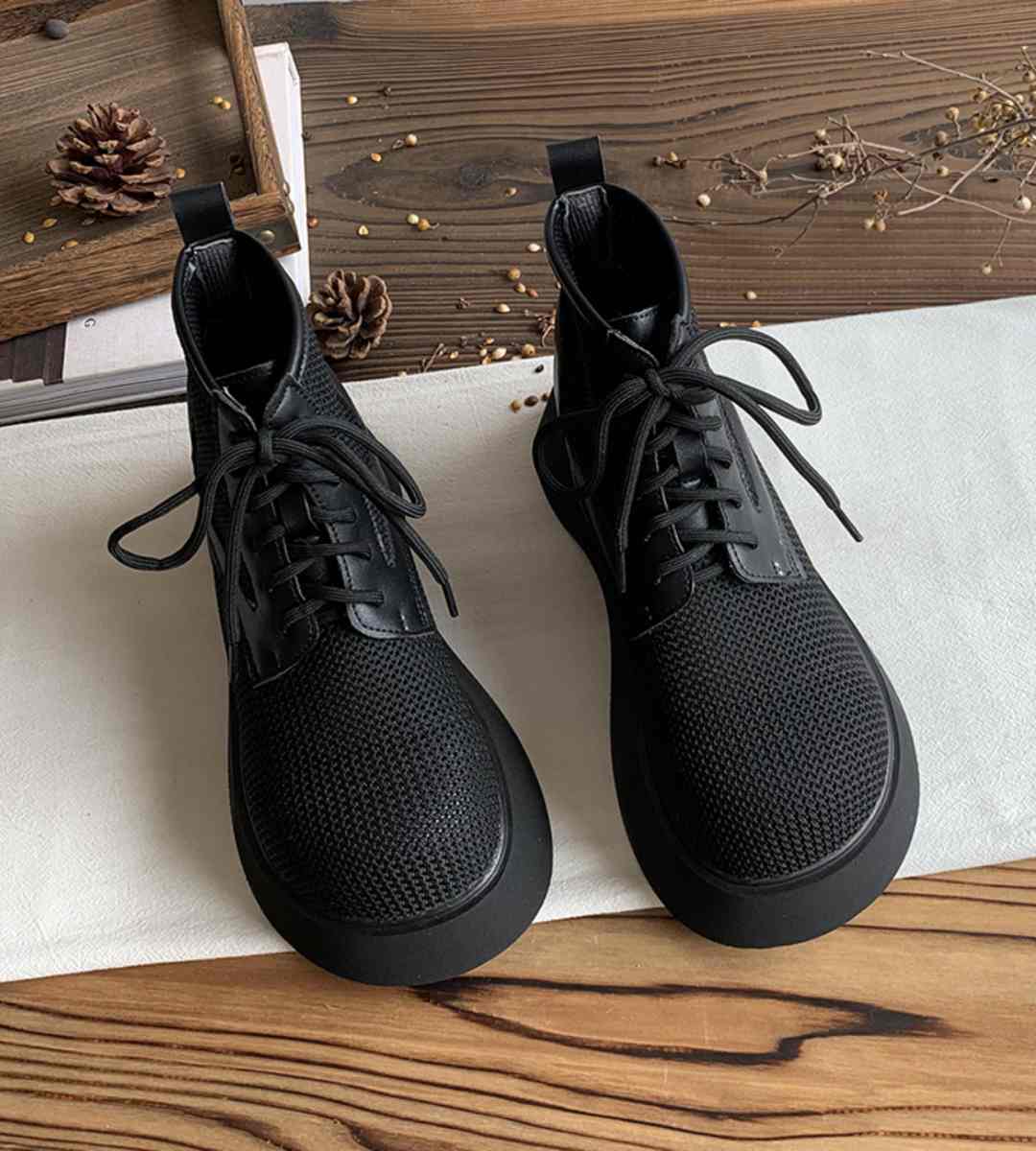 Spring Casual Sneakers Fabric Trendy Athletic Shoes