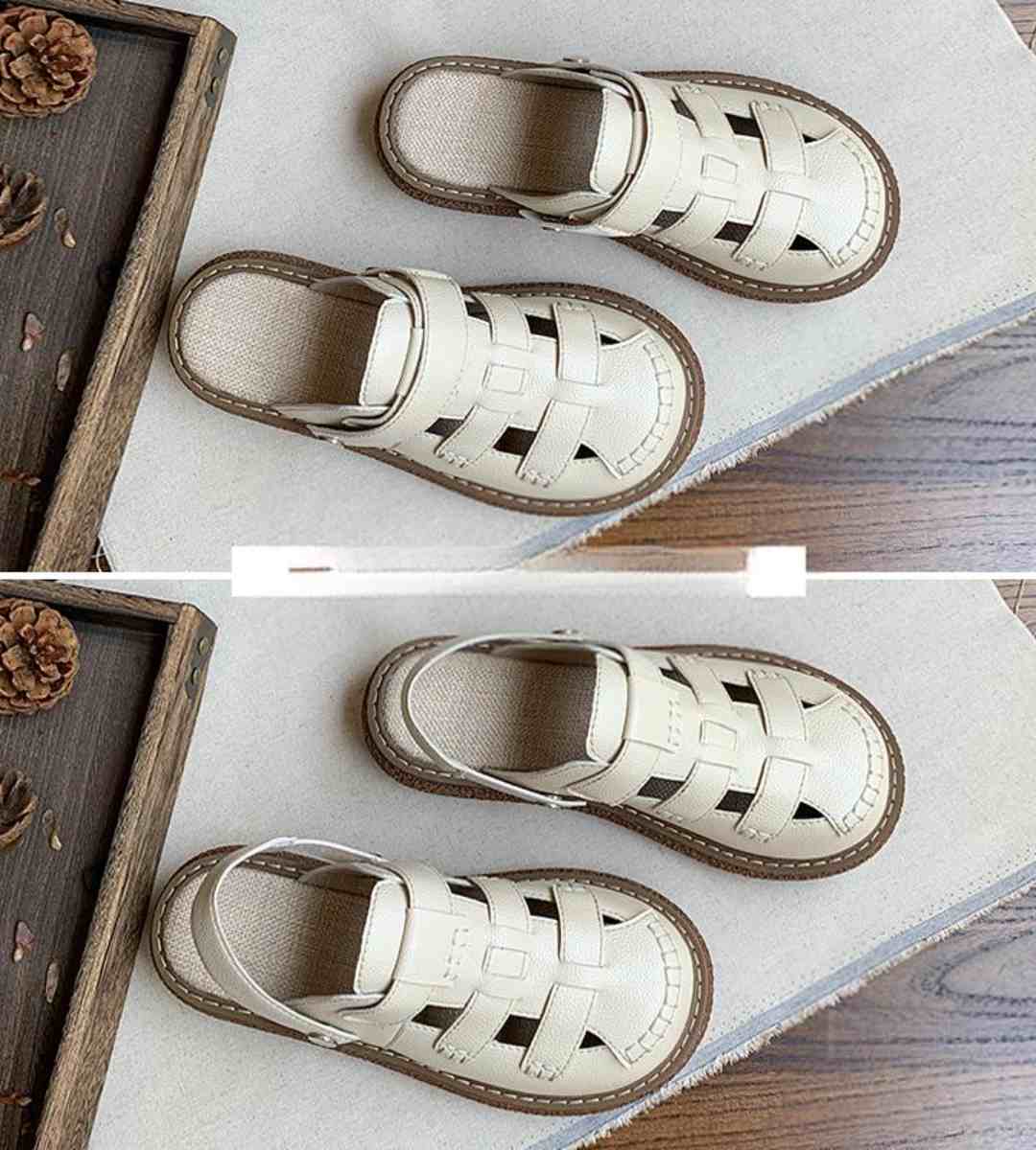 Summer Casual Sneakers Leather Stylish Lightweight