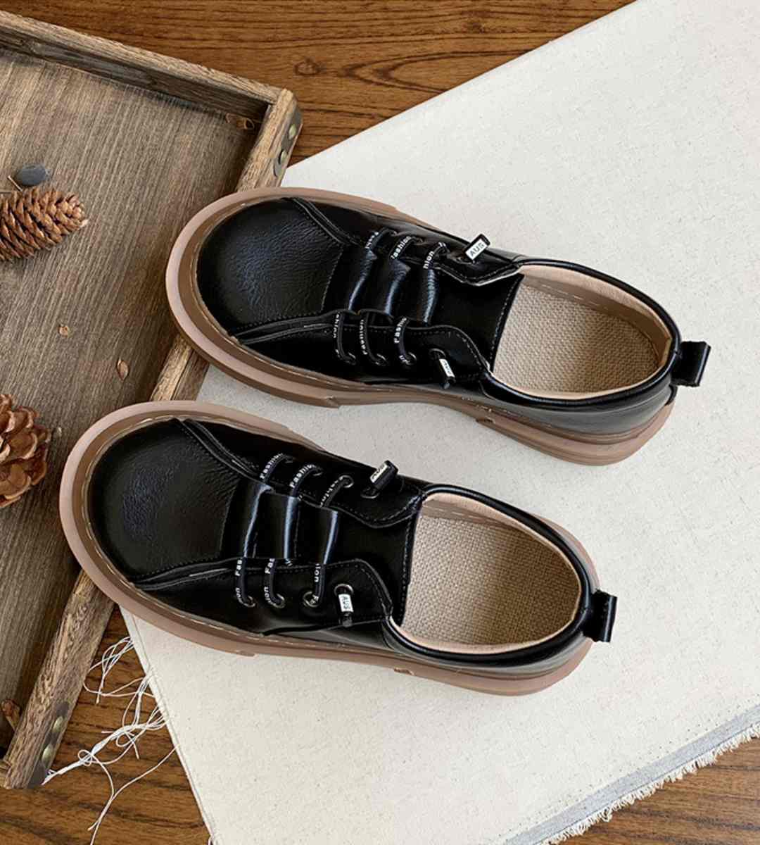 Autumn Casual Sneakers Leather Trendy Sports Shoes