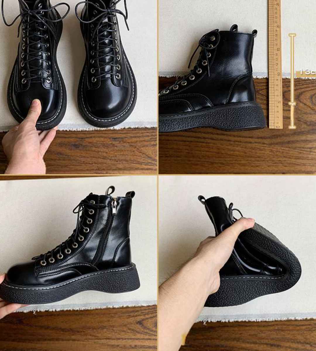 Autumn Sneakers Leather Casual Athletic Shoes