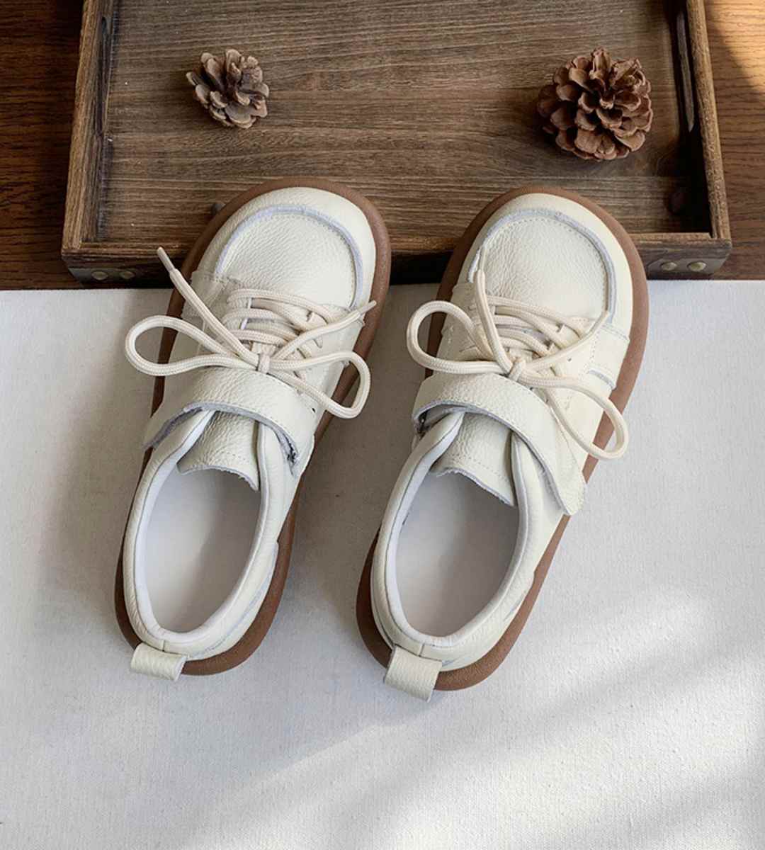 Summer Sandals Leather Casual Open-Toe Footwear for Women