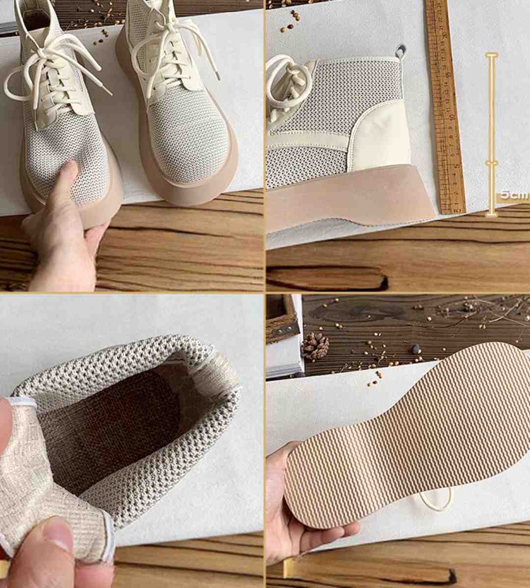 Spring Casual Sneakers Fabric Trendy Athletic Shoes