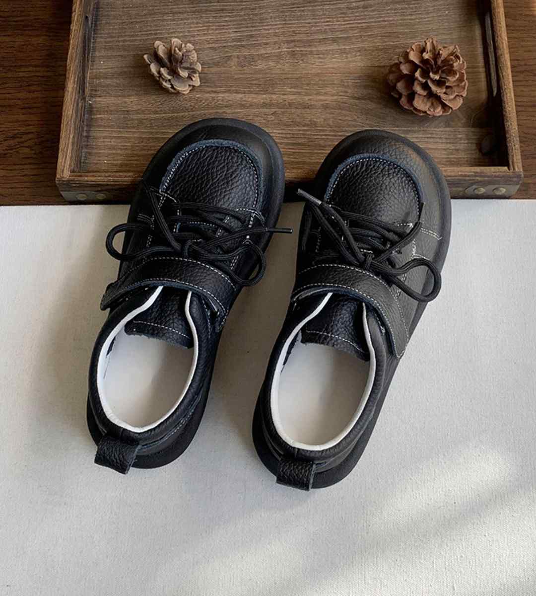 Summer Sandals Leather Casual Open-Toe Footwear for Women