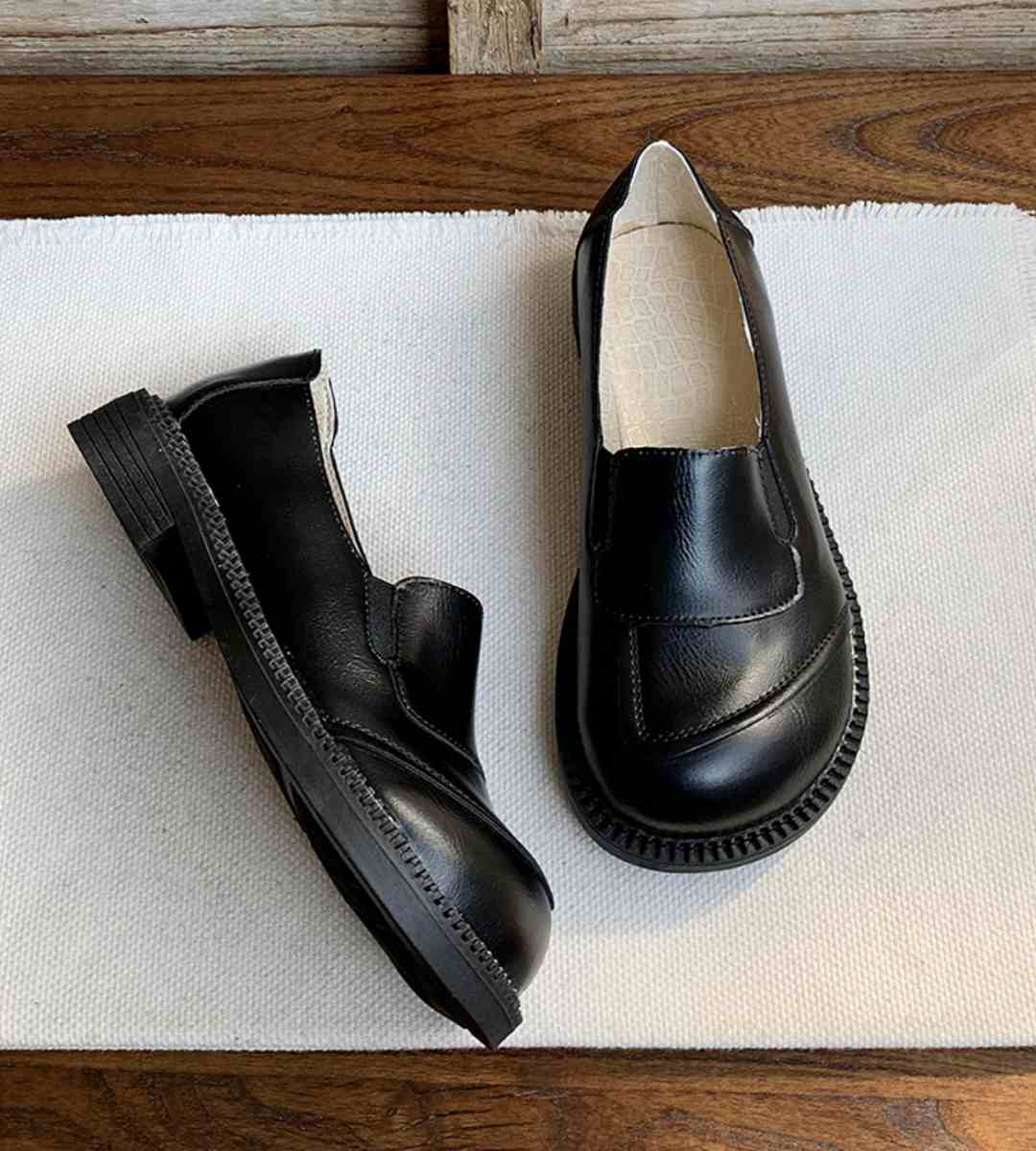 Autumn Casual Sneakers Leather Trendy Fashion Type