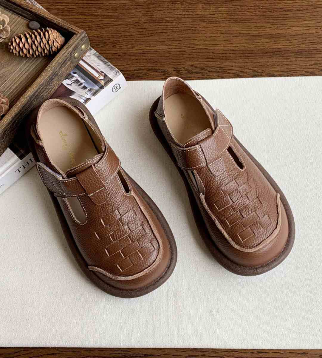 Autumn Sneakers Leather Casual Running Shoes Fashion Sports