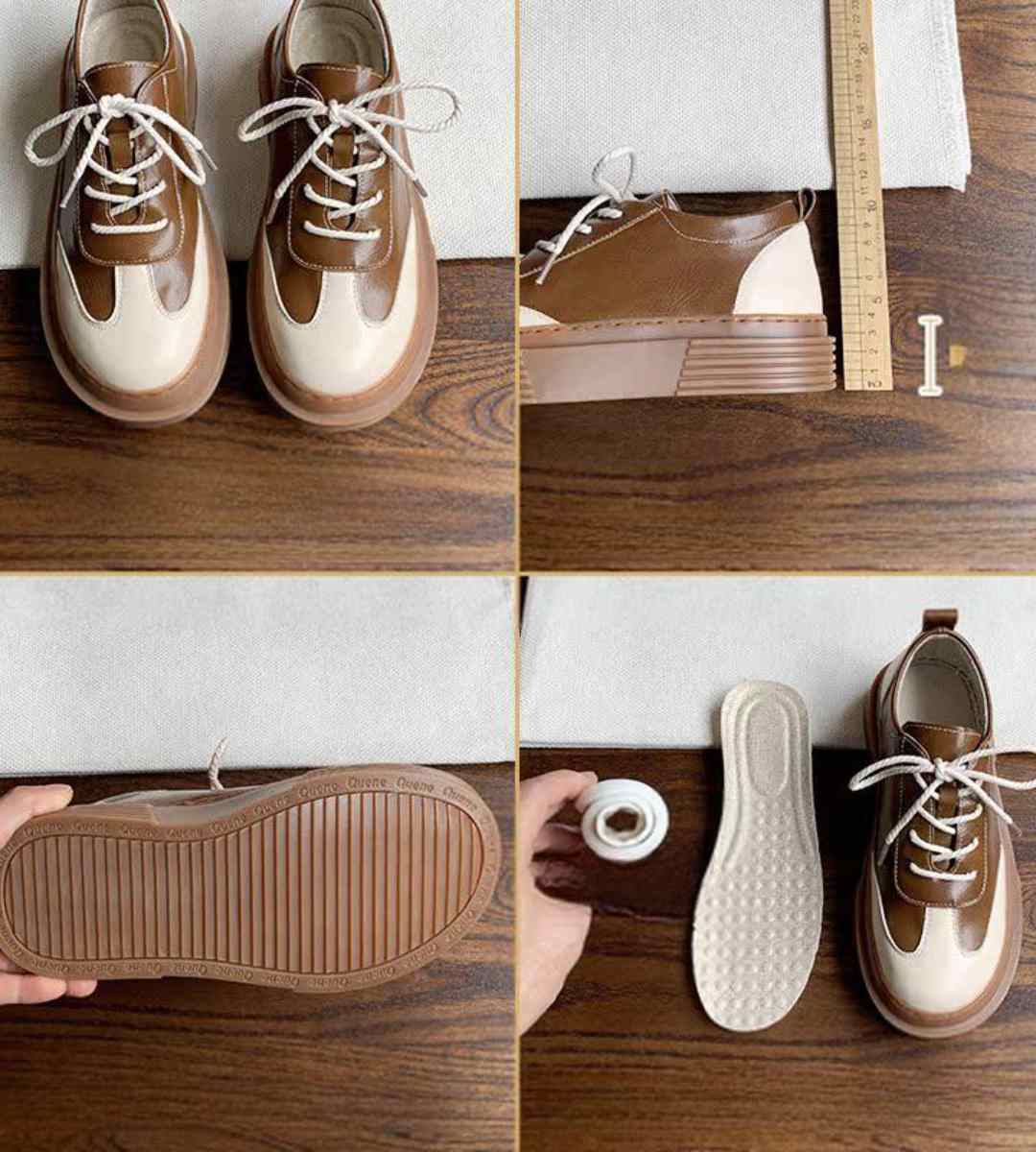 Spring Sneakers Leather Casual Sports Breathable Running Shoes